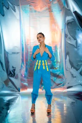 Cerulean Blue Jumpsuit