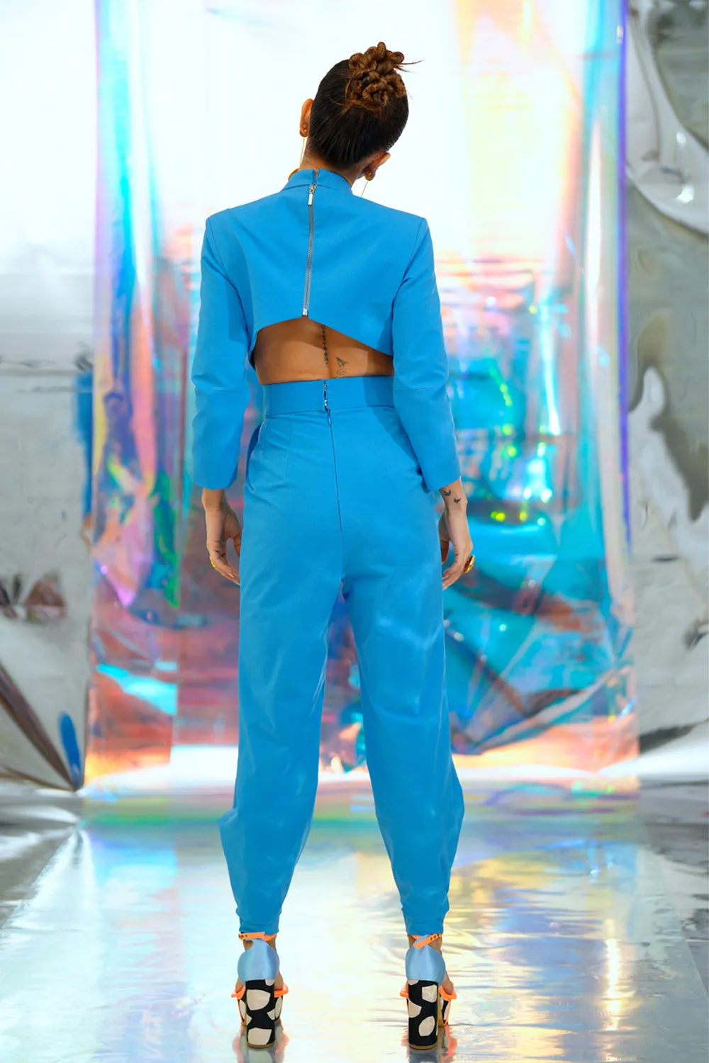 Cerulean Blue Jumpsuit