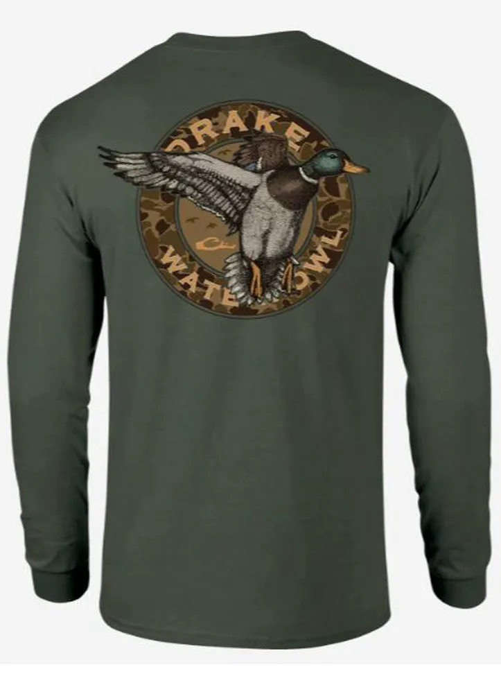 Circle Mallard T LS in Kalamata Light Heather by Drake