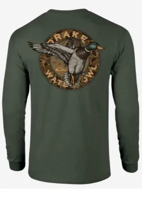 Circle Mallard T LS in Kalamata Light Heather by Drake