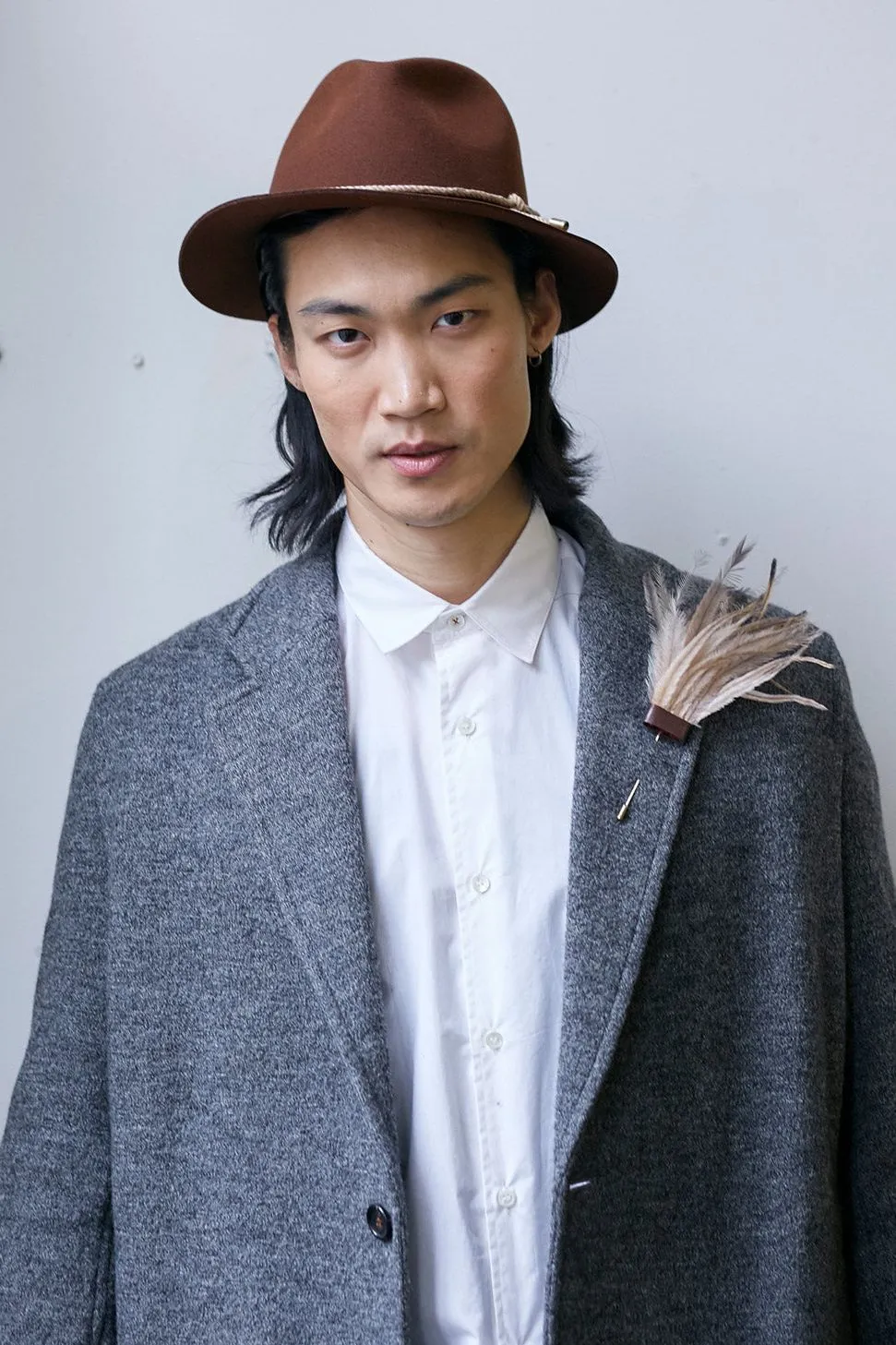 coat 1 charcoal melange