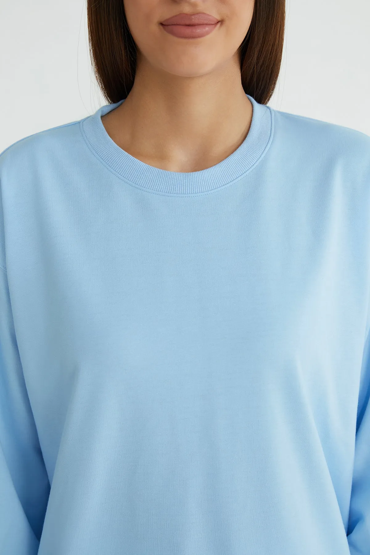 Colorblock Drop Shoulder Sweatshirt