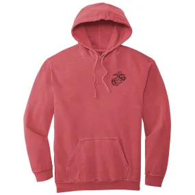 Comfort Colors EGA Crimson Hoodie (Captain's Special)