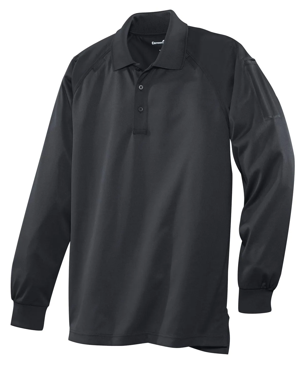 CornerStone Men's Select Long Sleeve Snag-Proof Tactical Polo. CS410LS