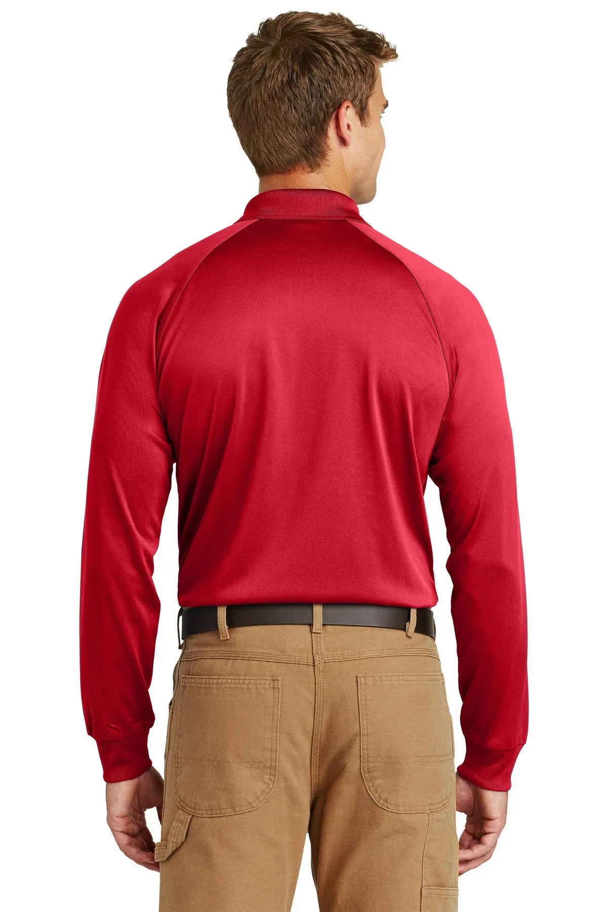 CornerStone Men's Select Long Sleeve Snag-Proof Tactical Polo. CS410LS