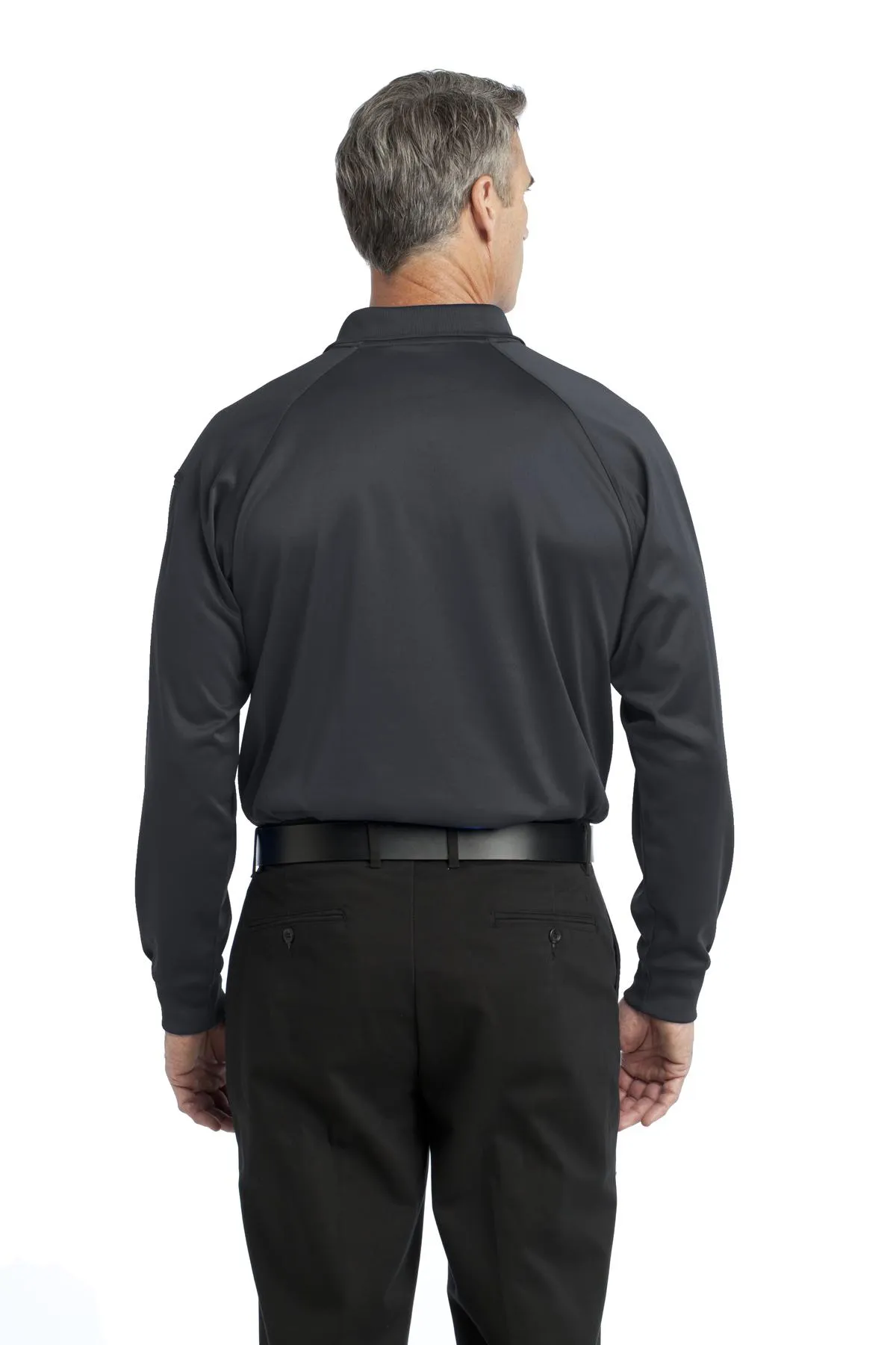 CornerStone Men's Select Long Sleeve Snag-Proof Tactical Polo. CS410LS