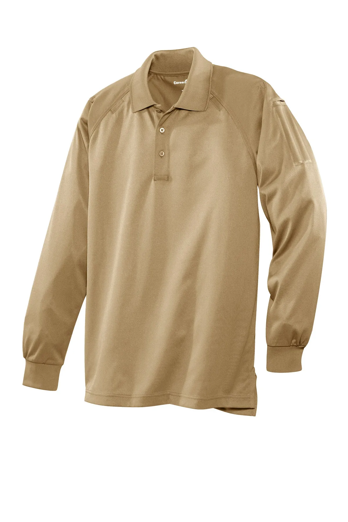 CornerStone Men's Select Long Sleeve Snag-Proof Tactical Polo. CS410LS