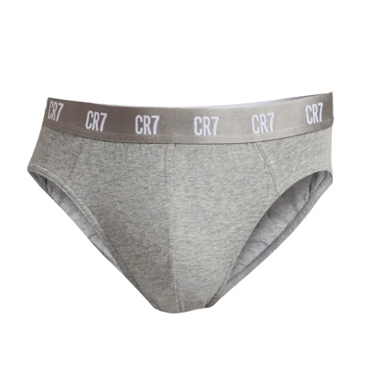 CR7 Men's Basics 3 Pack Cotton Blend Briefs, Multicolor Basics