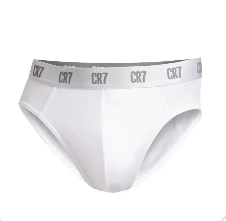 CR7 Men's Basics 3 Pack Cotton Blend Briefs, Multicolor Basics