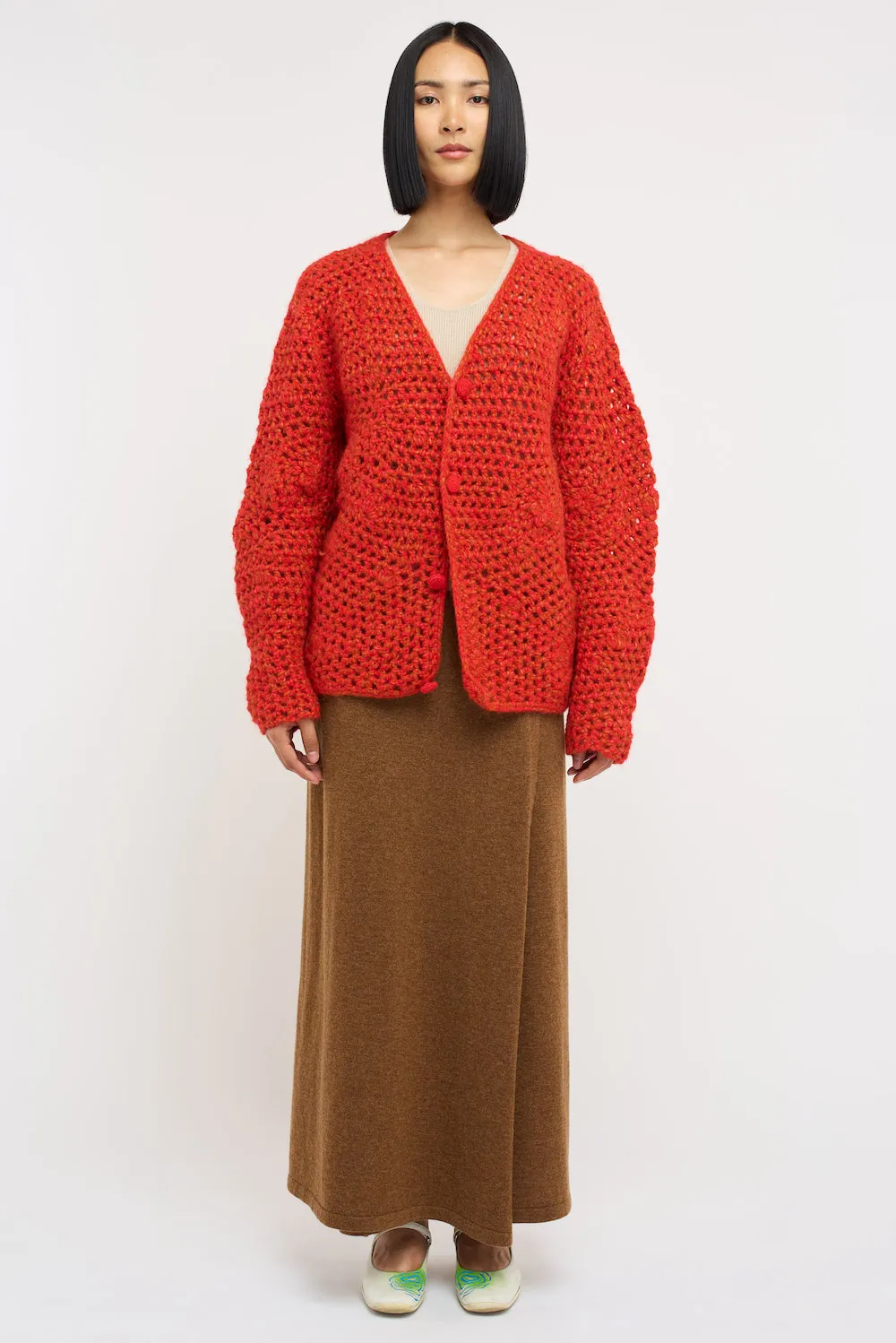 Crochet Women's Boxy Cardigan