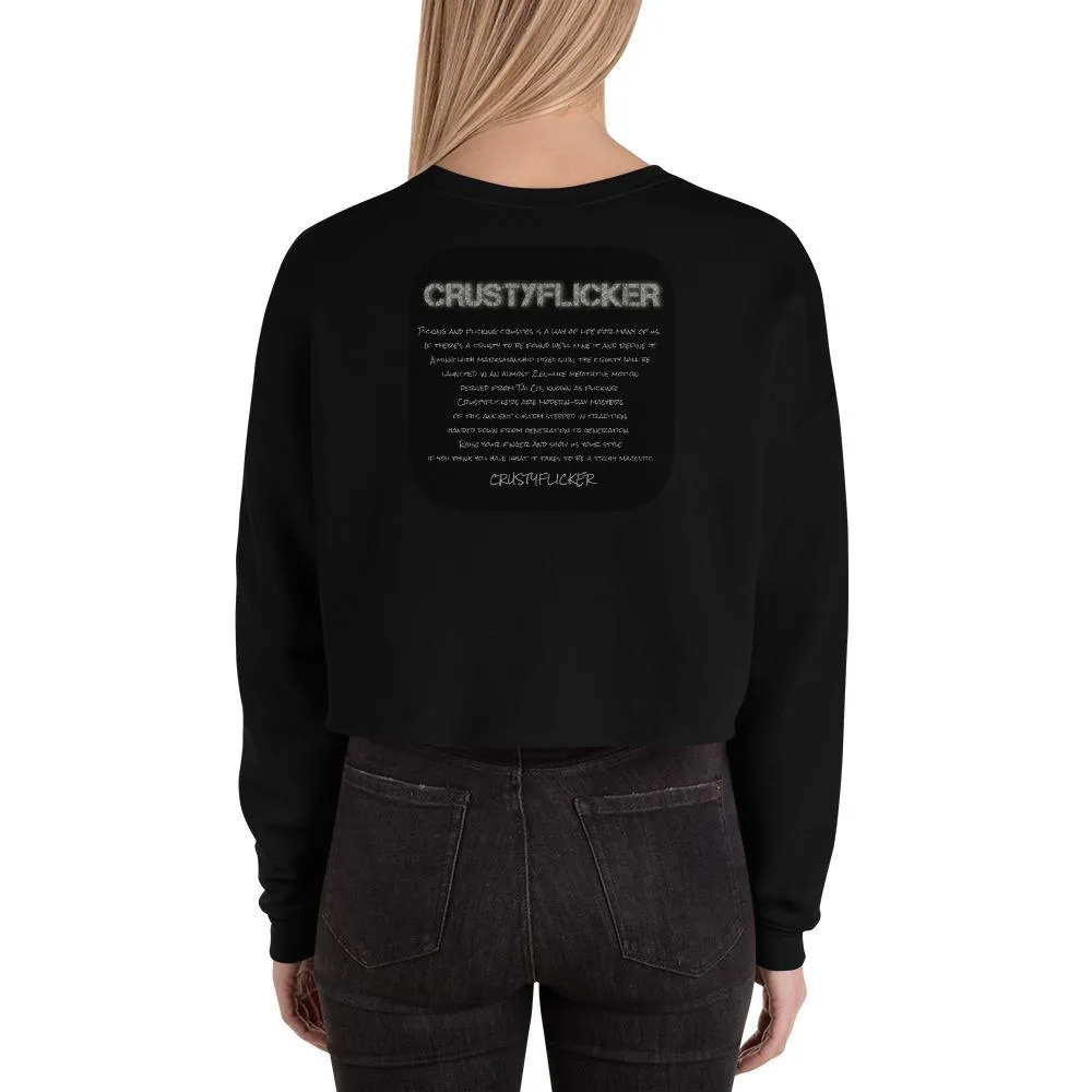 CRUSTYFLICKER - Crop Sweatshirt