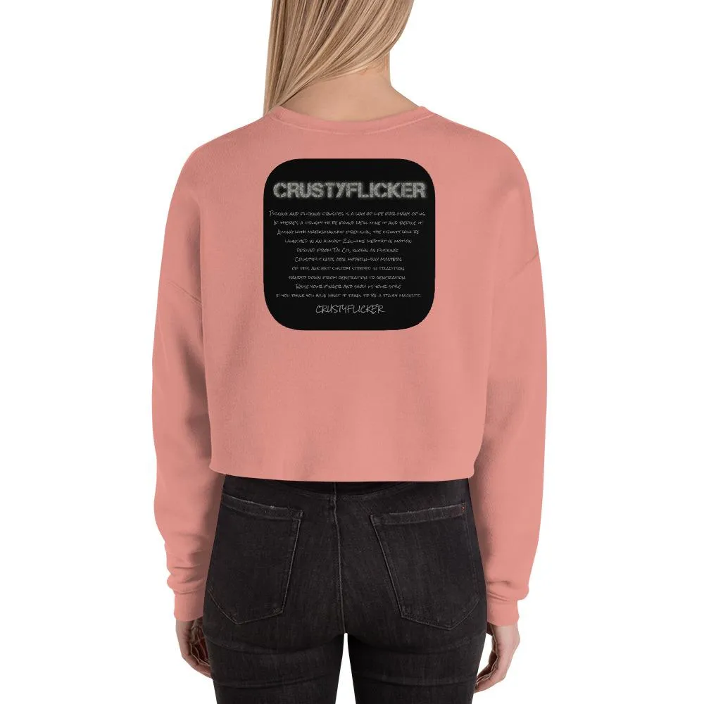 CRUSTYFLICKER - Crop Sweatshirt
