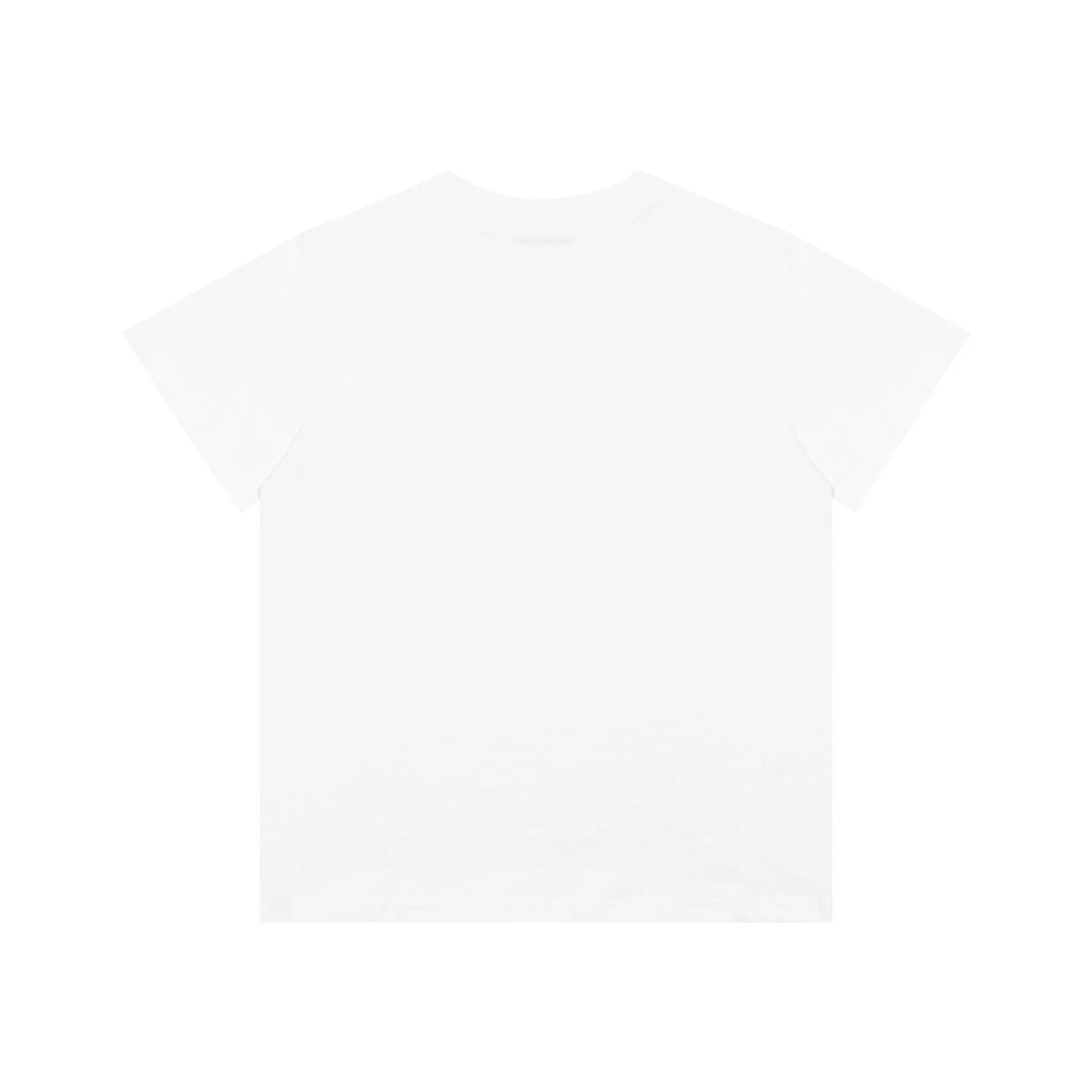 CRYSTAL BABY TEE - WHITE
