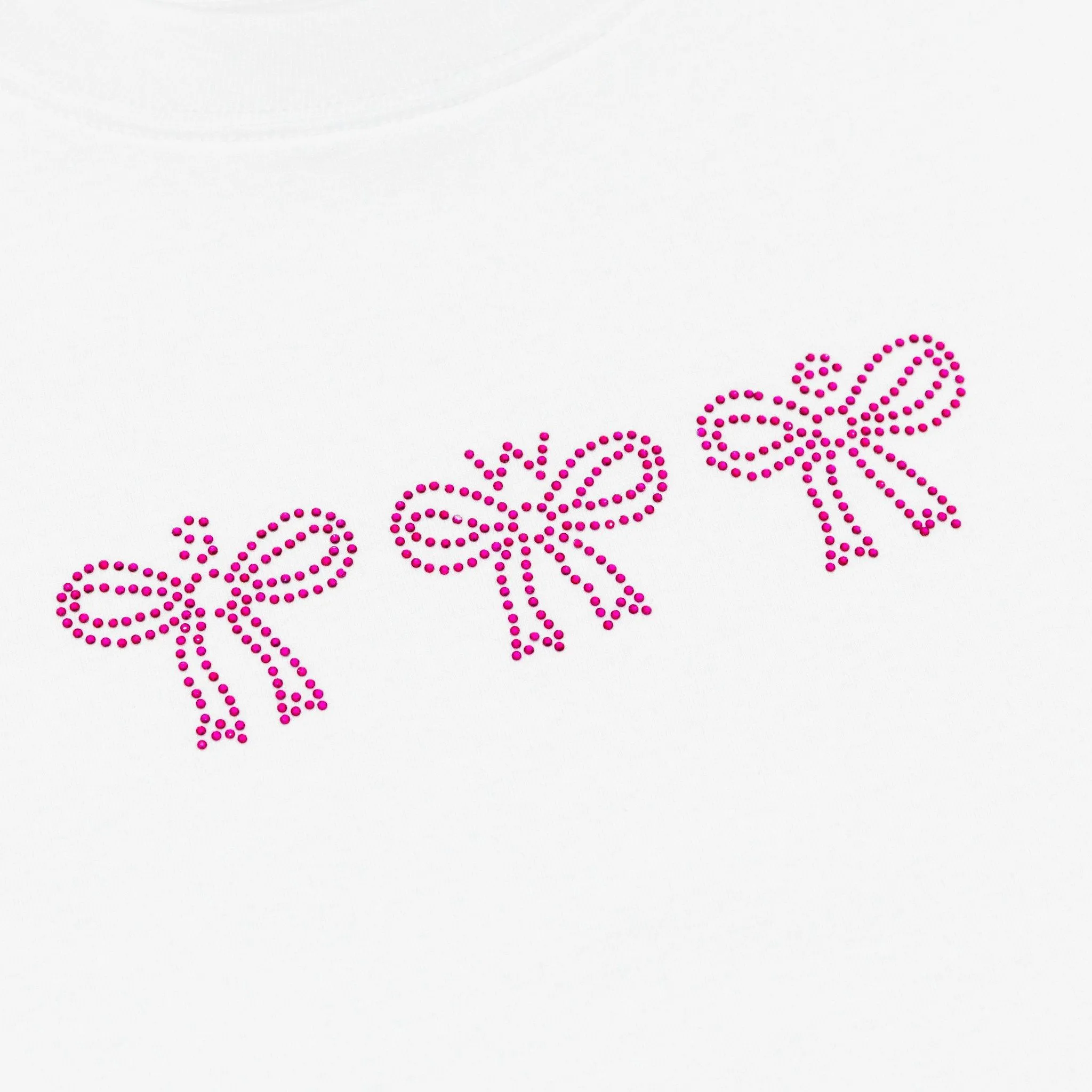 CRYSTAL BABY TEE - WHITE