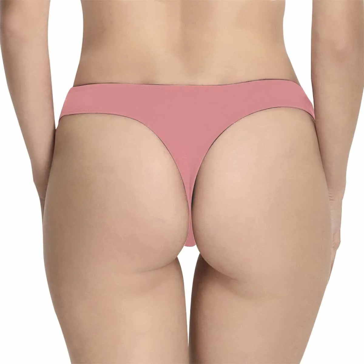 Custom Face Underwear Personalized Caution Slippery Lingerie Women's Classic Thong Gift For Her