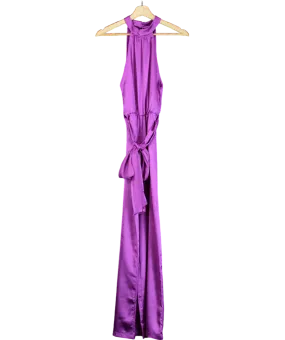 Dancing Leopard Jovina Halterneck Jumpsuit In Vibrant Purple UK 6