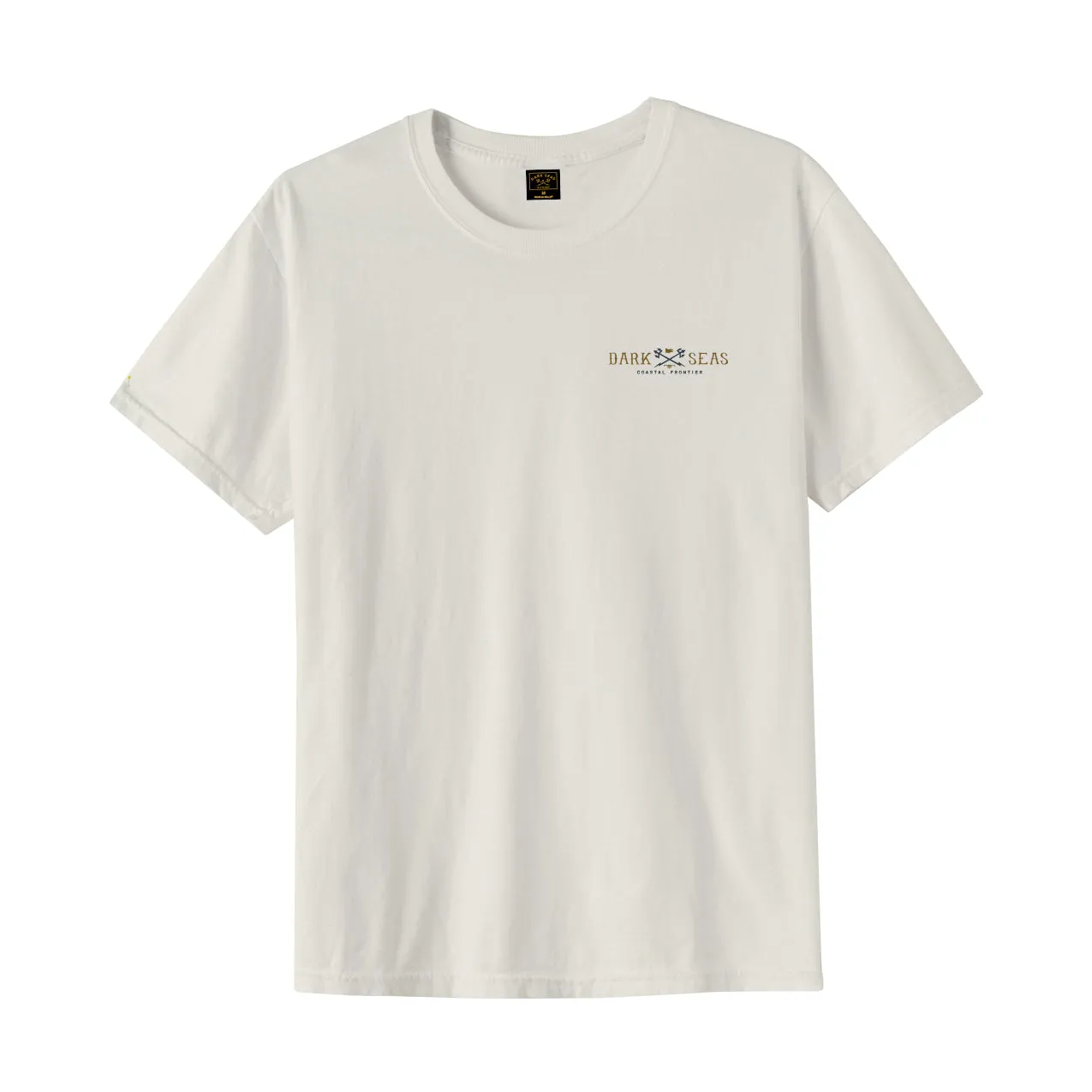 Dark Seas Men's Reinforced Pigment T-Shirt Antique White T-Shirts