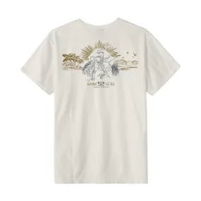 Dark Seas Men's Reinforced Pigment T-Shirt Antique White T-Shirts