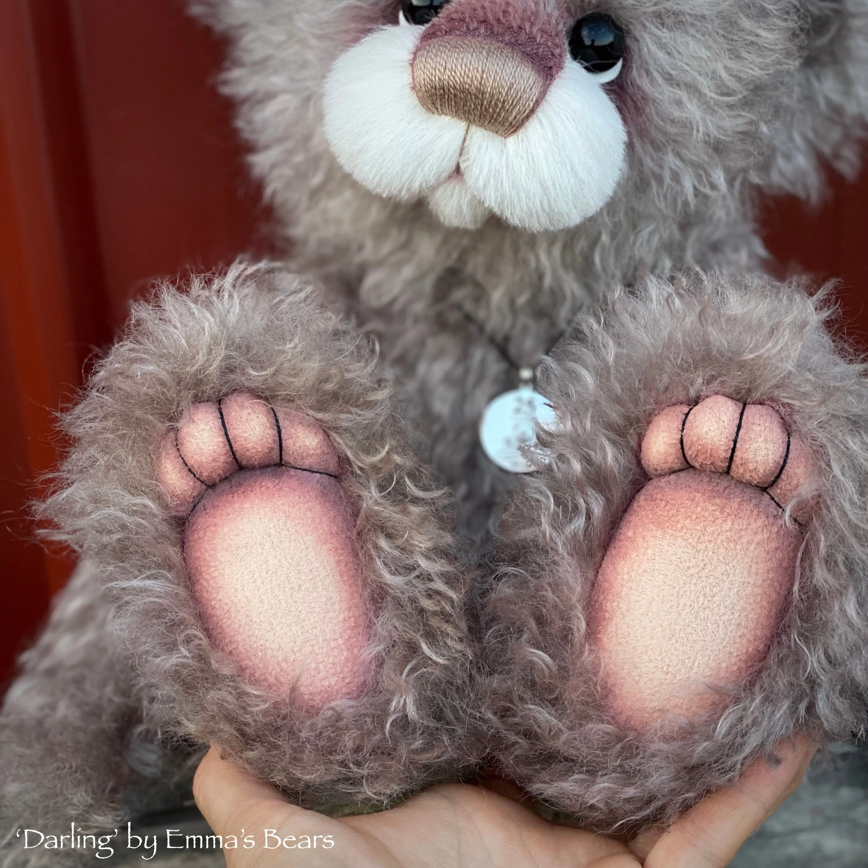 Darling - 16" SPECIAL 25th Anniversary Collection Hand-dyed mohair Artist Bear by Emmas Bears - OOAK