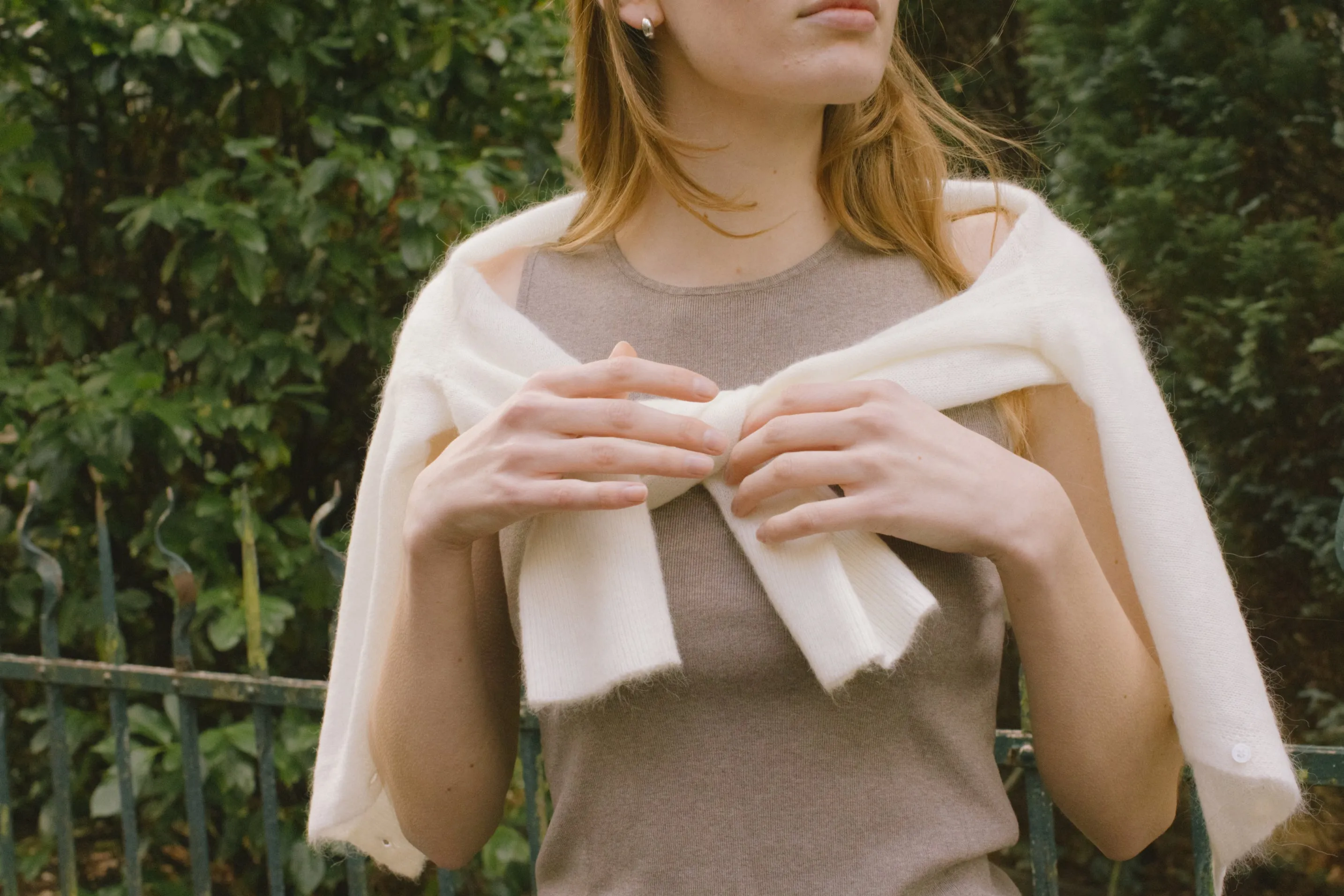 Deli Cardigan -- Fuzzy Knit