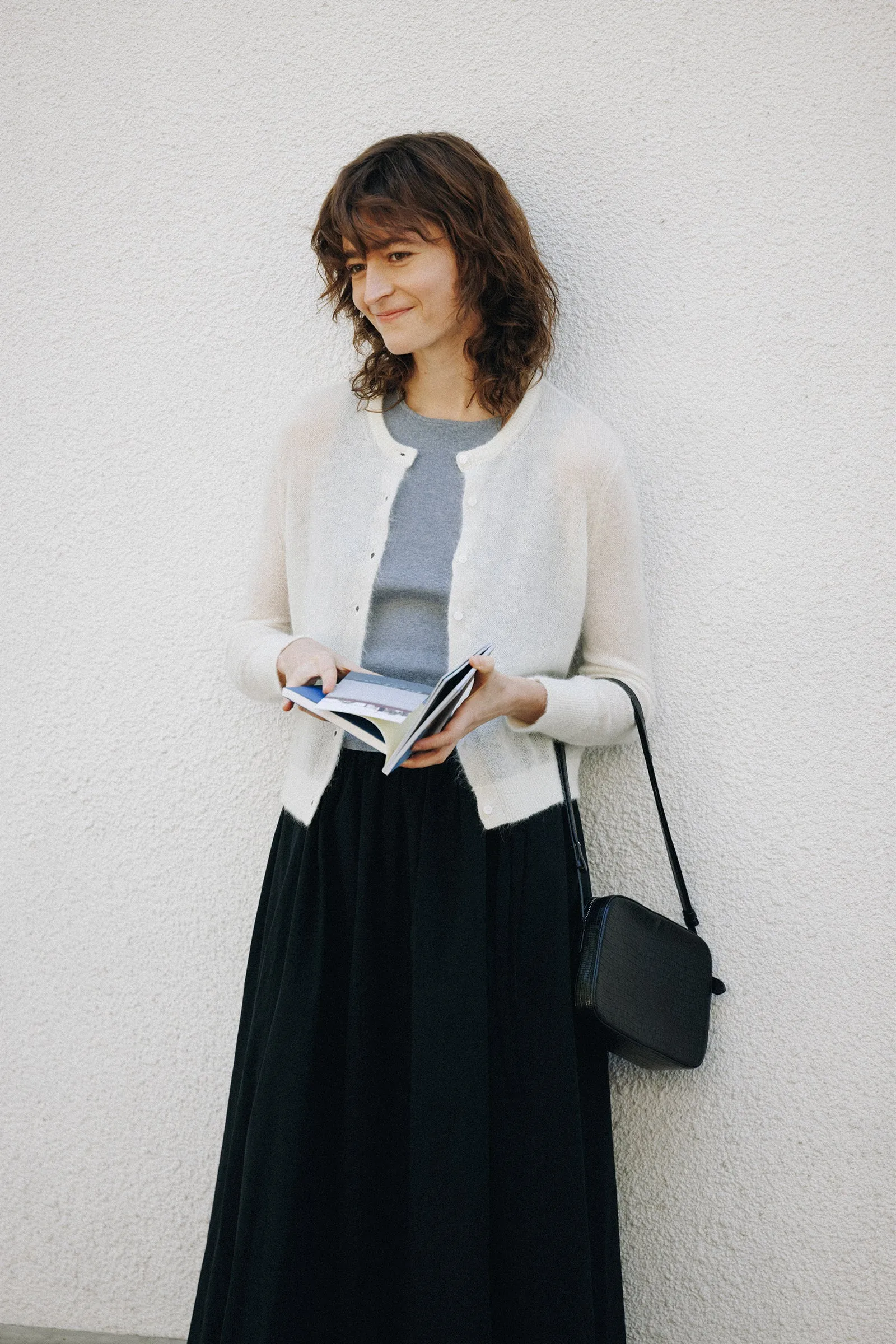Deli Cardigan -- Fuzzy Knit