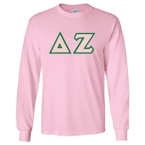 Delta Zeta Long-Sleeve Shirt - G240 - TWILL
