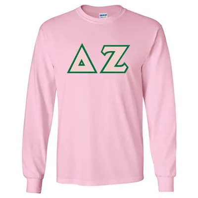Delta Zeta Long-Sleeve Shirt - G240 - TWILL