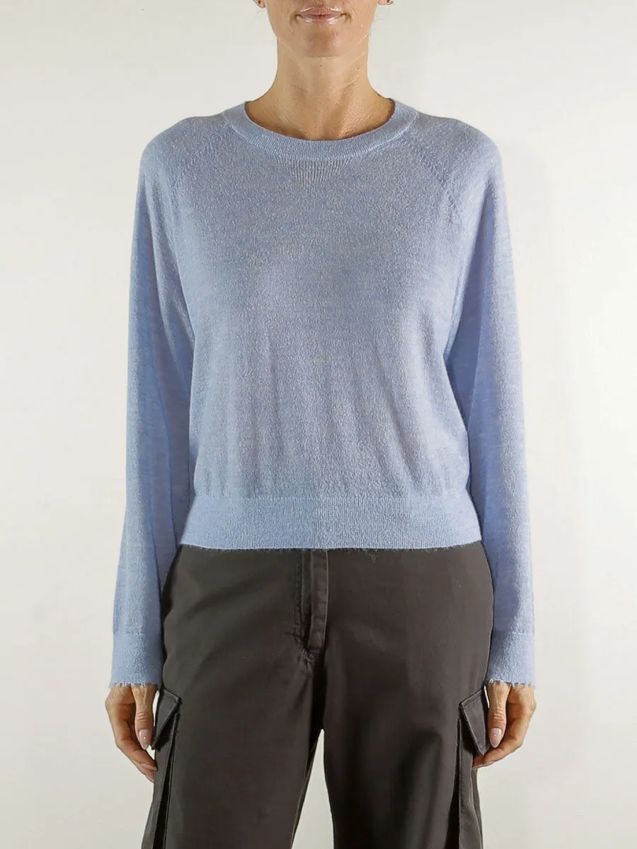 Desi Pullover in Dulce Knitwear - Crystal
