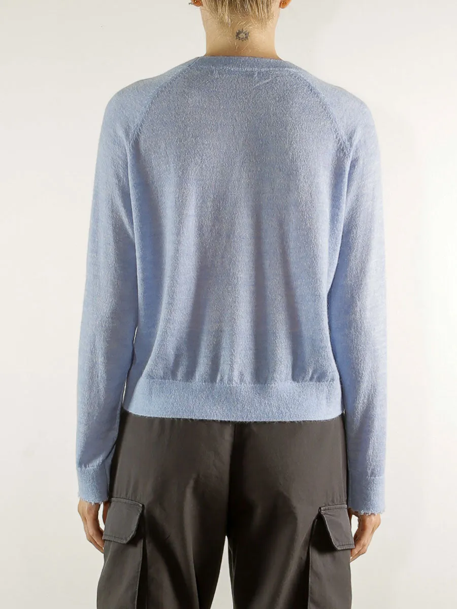 Desi Pullover in Dulce Knitwear - Crystal