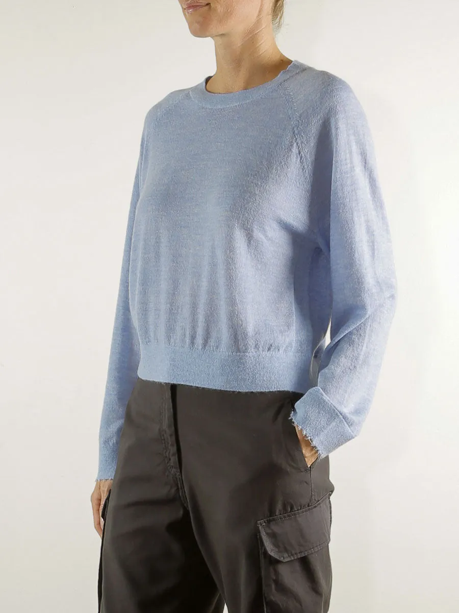 Desi Pullover in Dulce Knitwear - Crystal