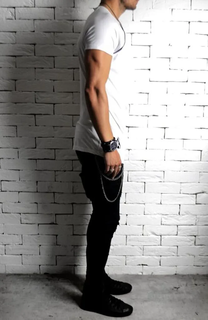 Directional Drape T-Shirt - White