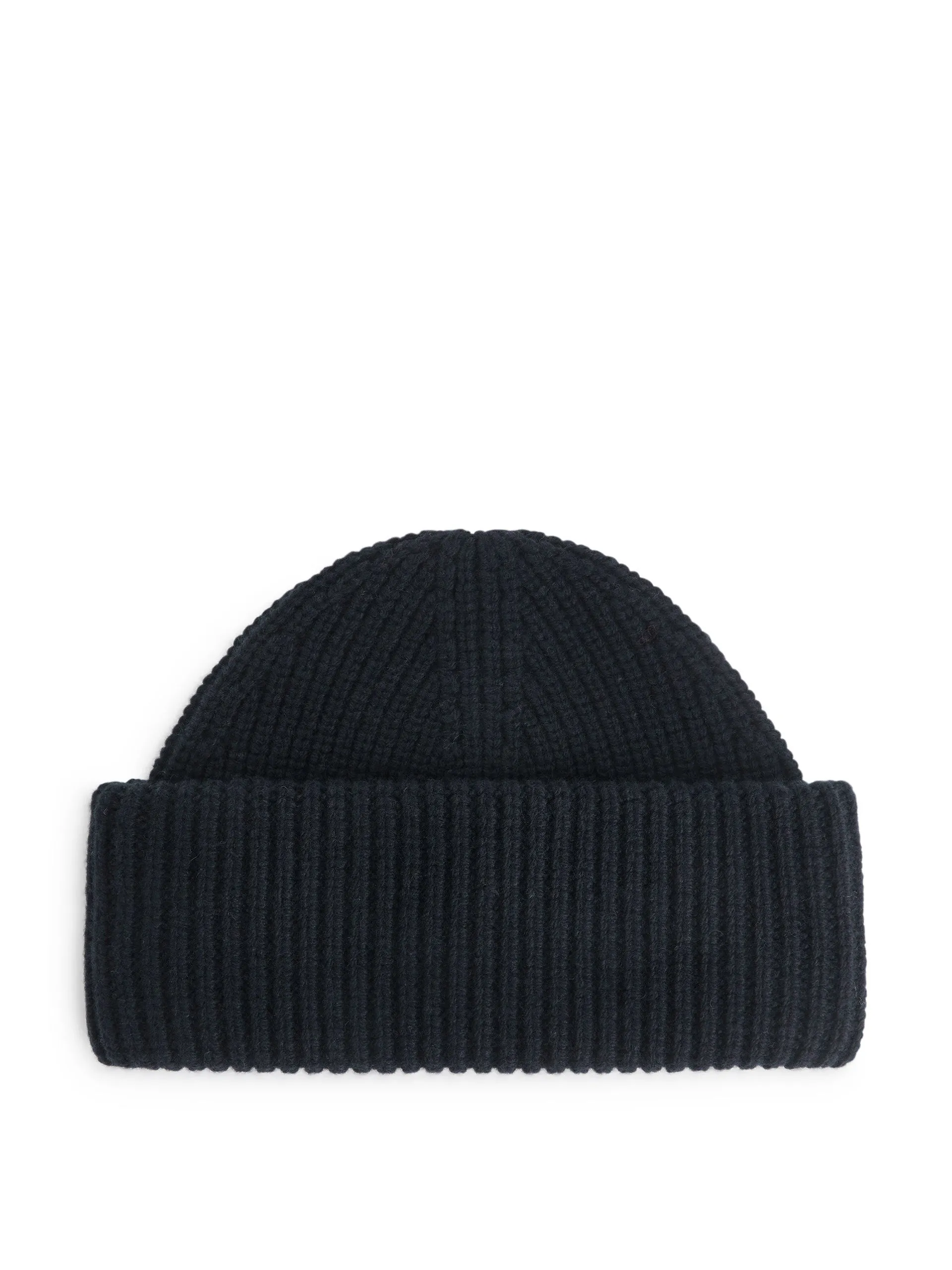 Double-fold wool beanie