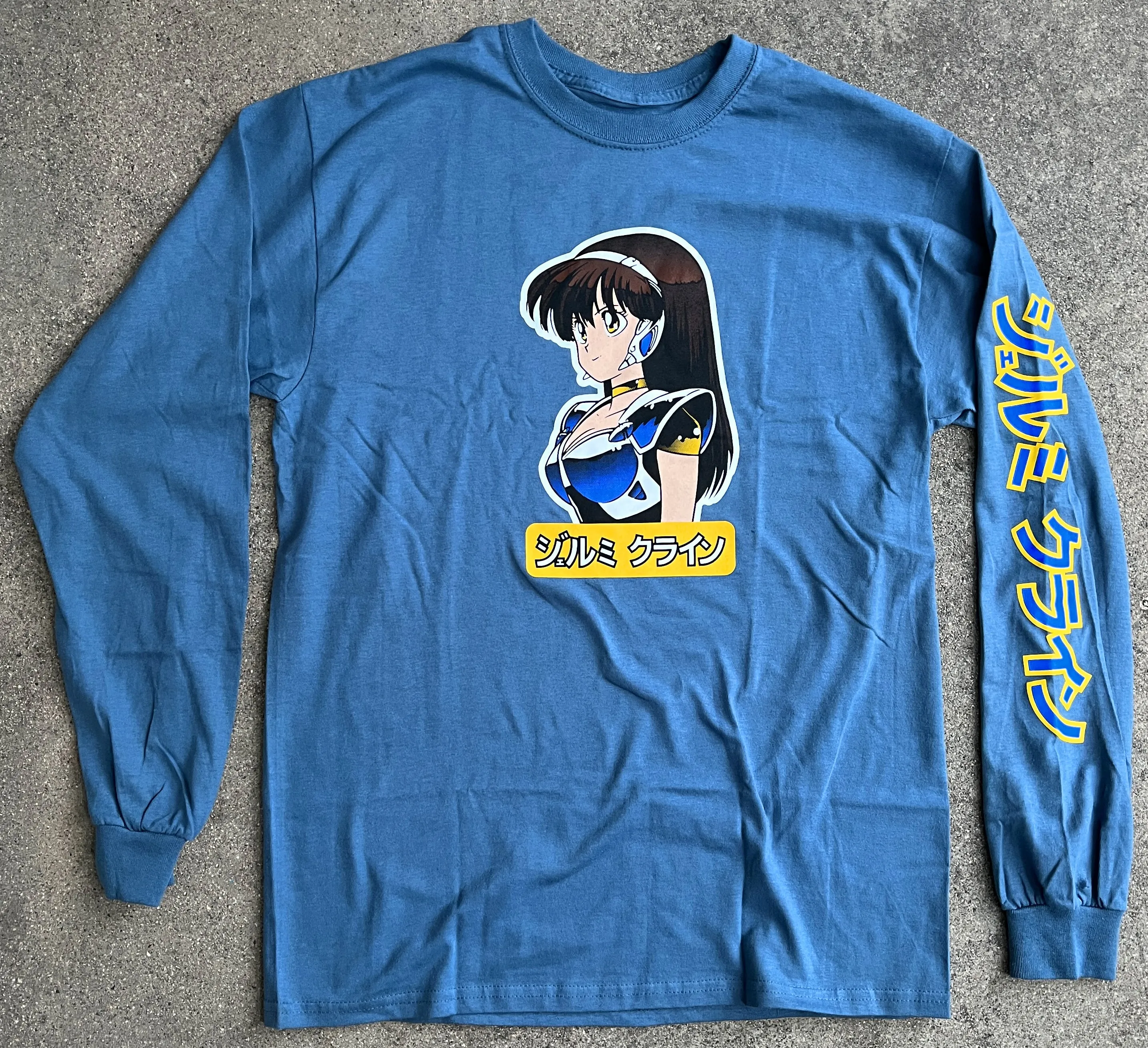 dream girl LONG SLEEVE t-shirt SLATE BLUE