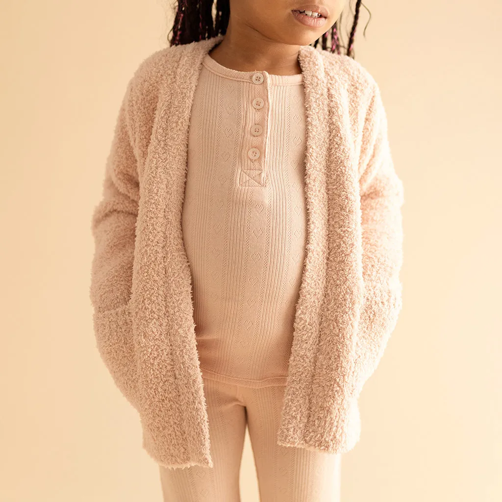 Dusty Blush Cuddle Cardigan
