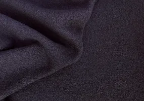 Eggplant Gris Boiled Wool Coating (Made in Italy)