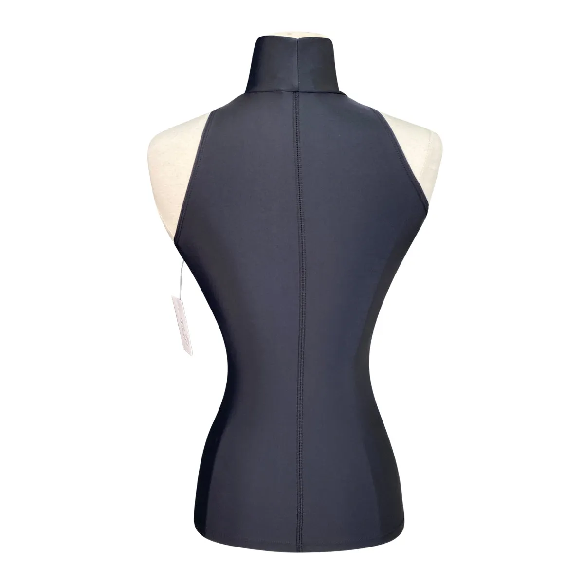 Elcee Equestrian Sleeveless Turtleneck in Black - Women's XS