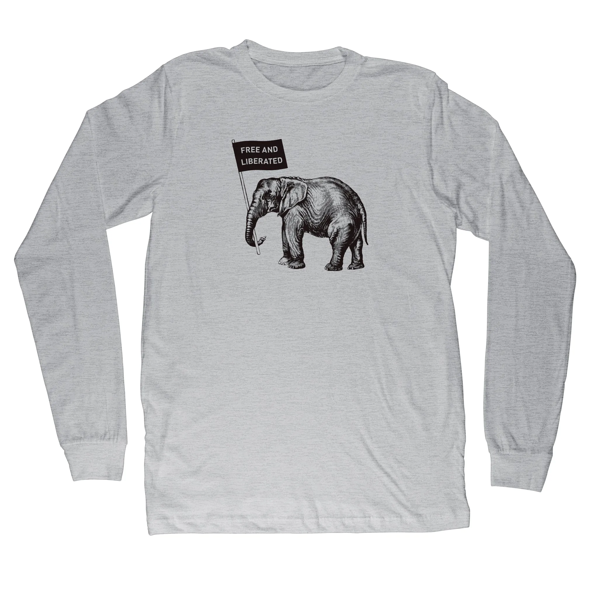 Elephant Long Sleeve Heather Grey