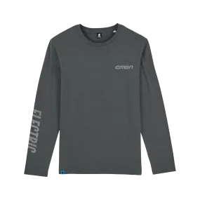 EMBN Label Charcoal Long Sleeve T-Shirt