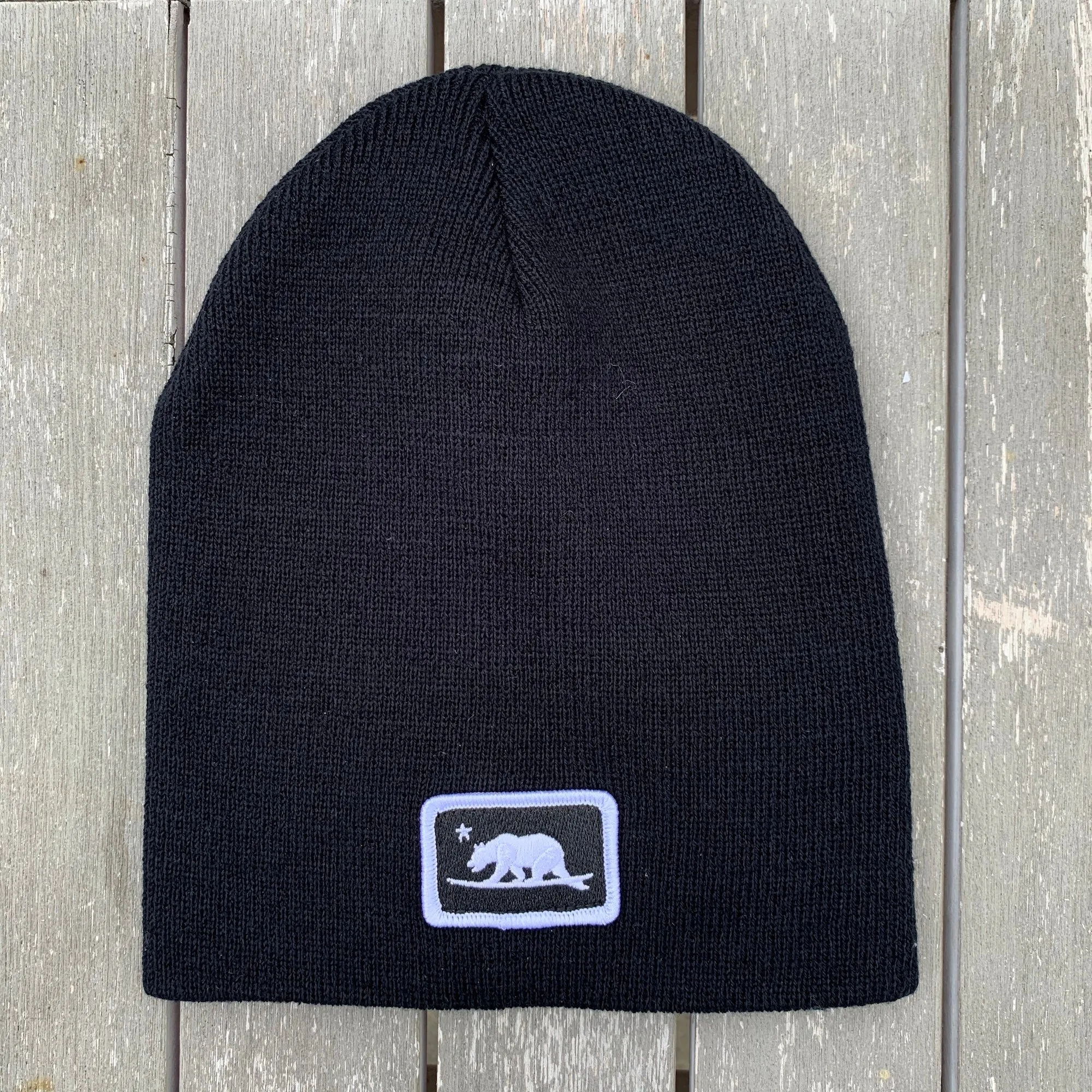 Embroidered Surfbear® Patch Beanies