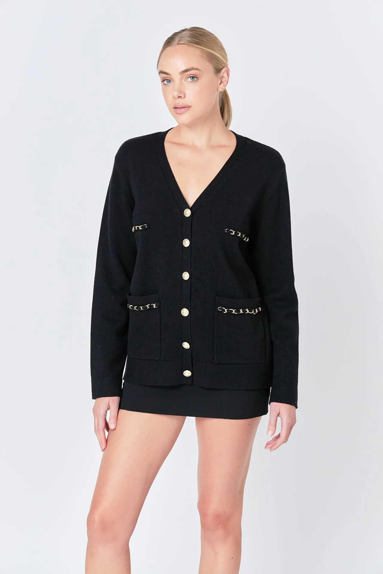 Endless Rose - Chain Oversized Cardigan