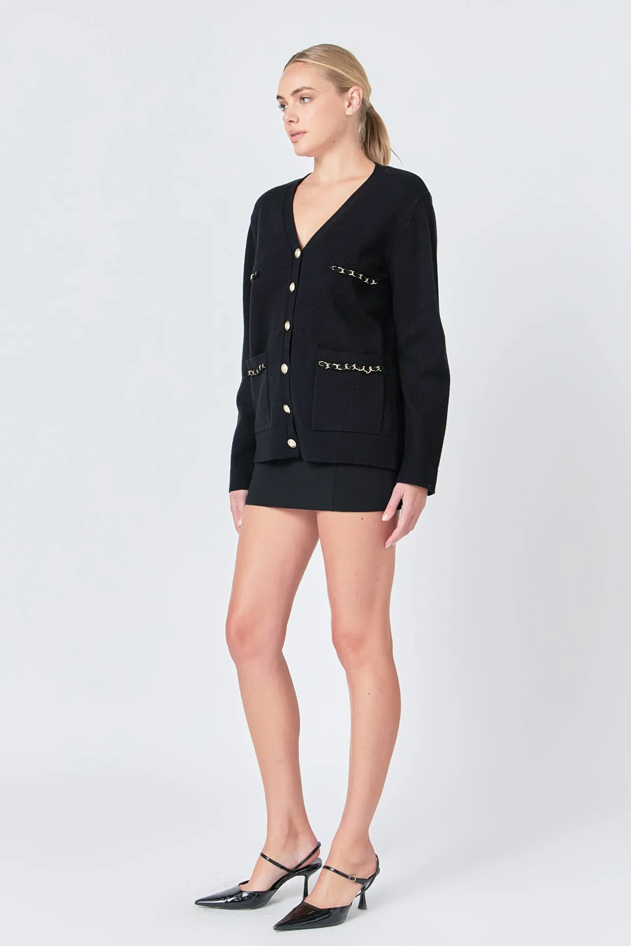 Endless Rose - Chain Oversized Cardigan