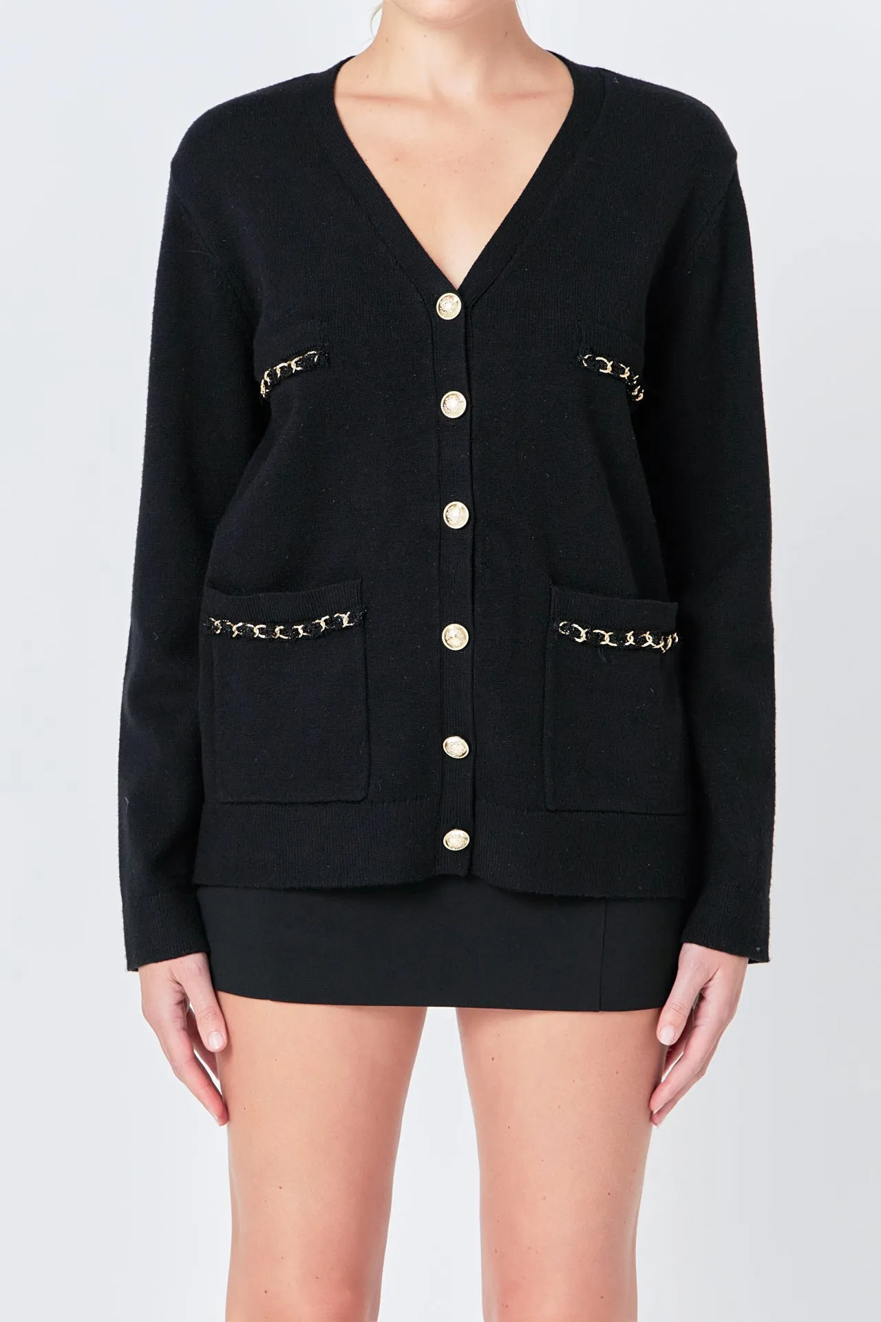 Endless Rose - Chain Oversized Cardigan