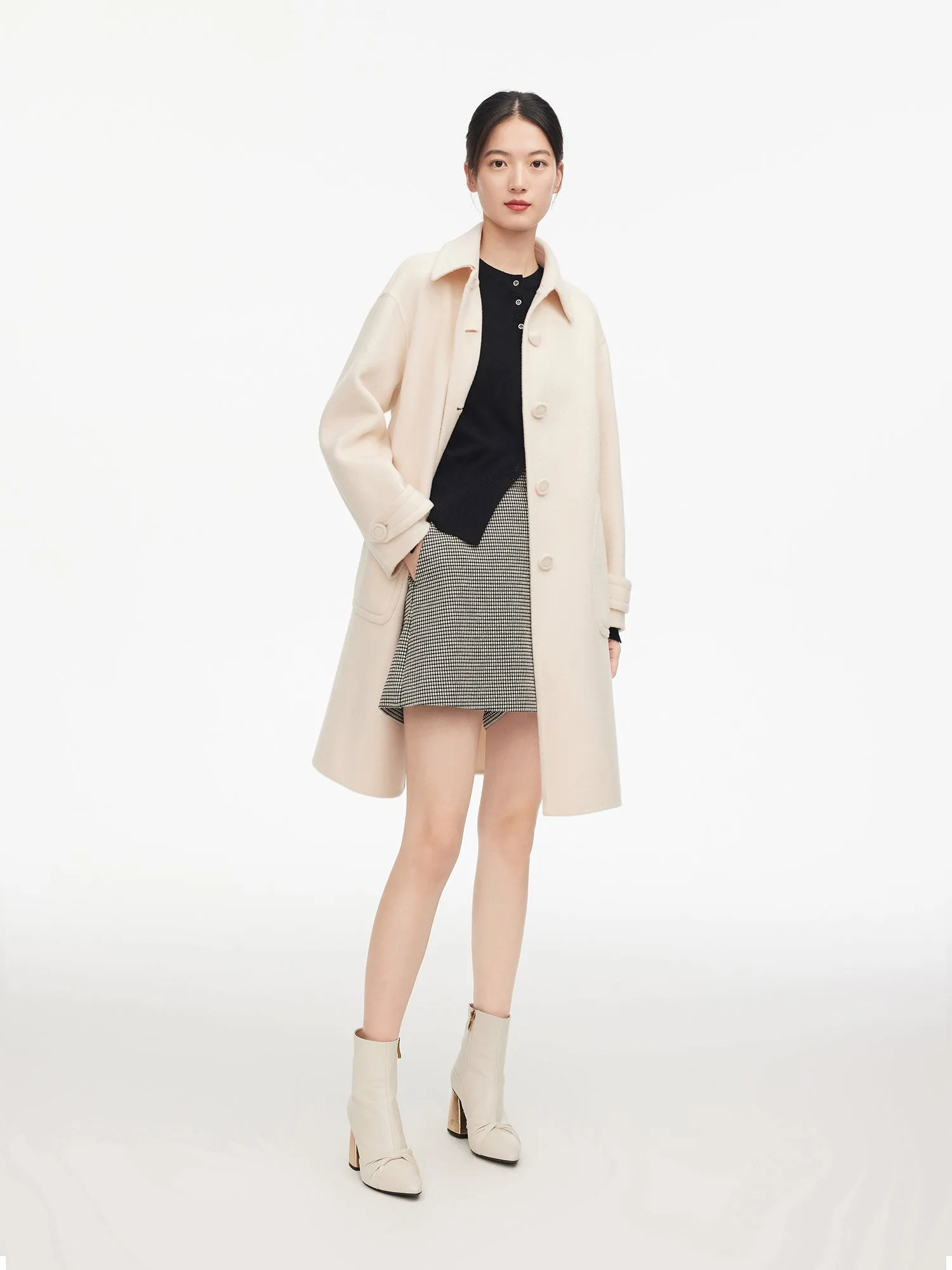 EP YAYING Designed Knitted Cardigan