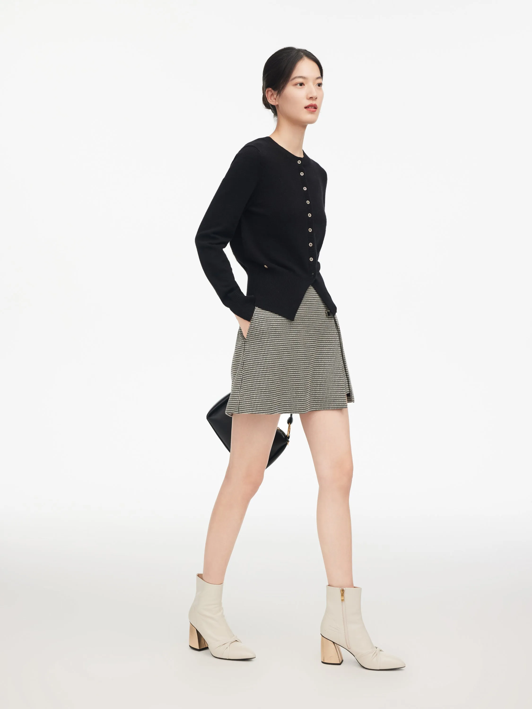 EP YAYING Designed Knitted Cardigan