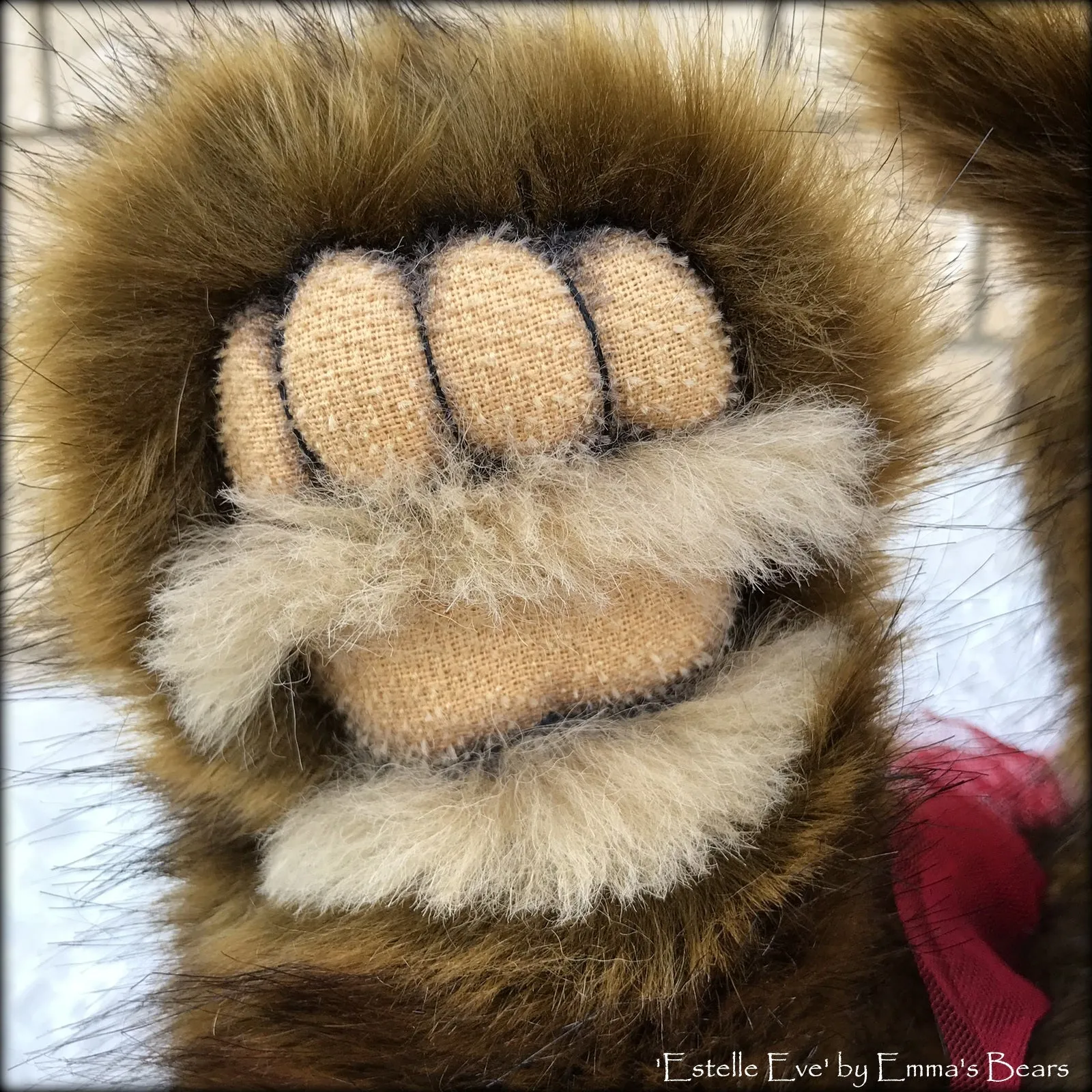 Estelle Eve - 25" Christmas 2018 Toddler Artist Bear by Emma's Bears - OOAK