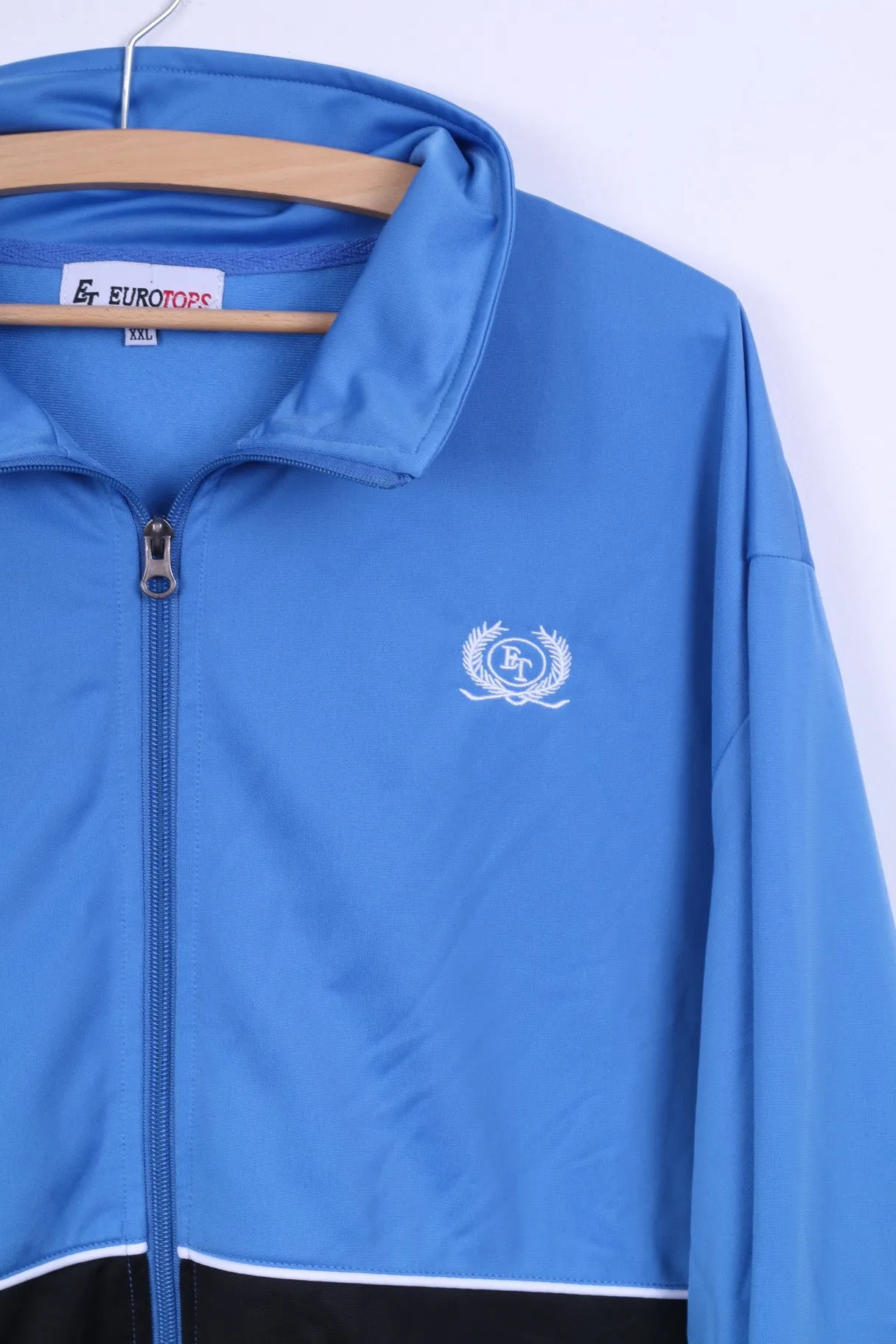 EuroTops Mens XXL Track Top Jacket Sport Training Sweatshirt