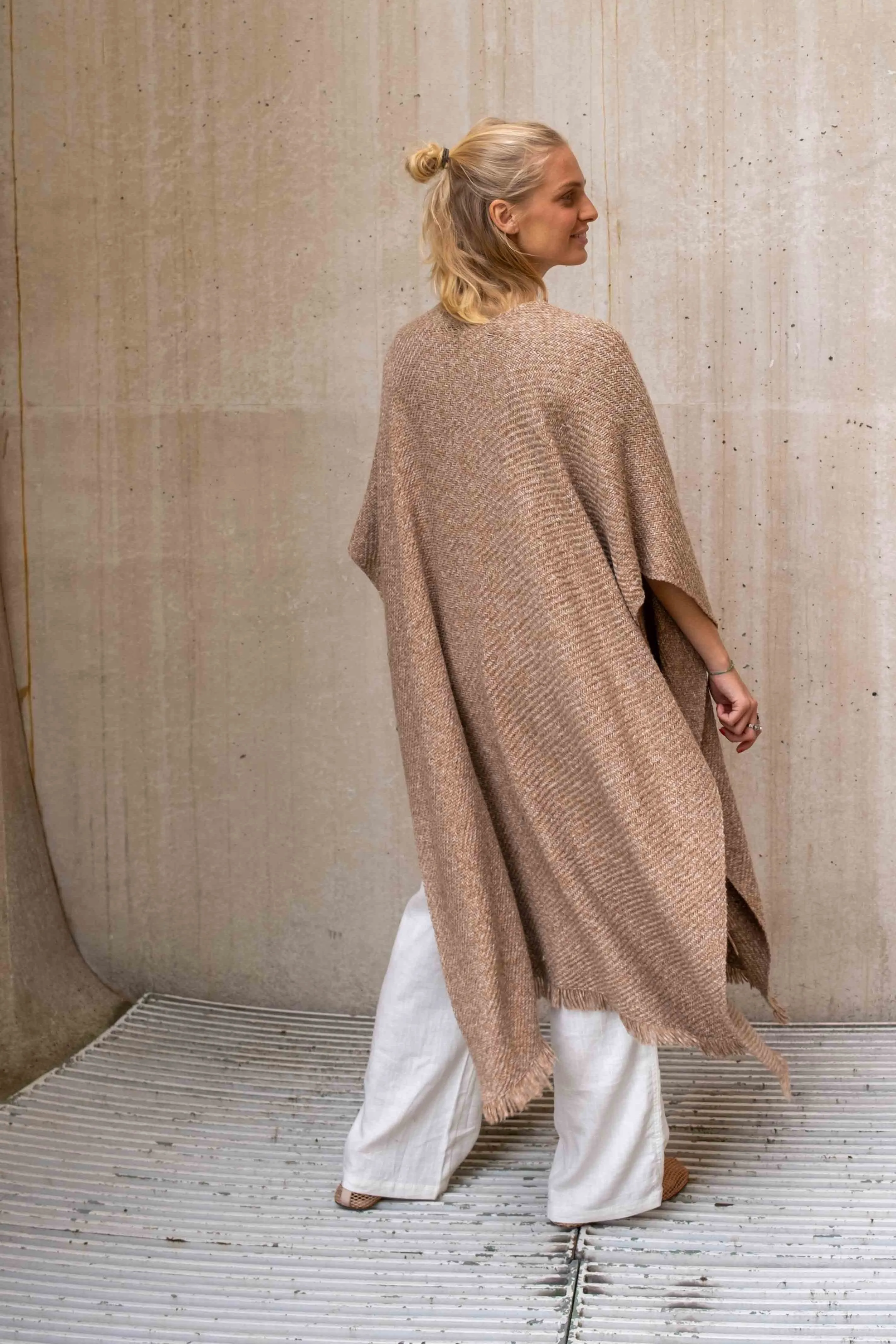 Extra Long Kaftan Hermina ECO, Toast