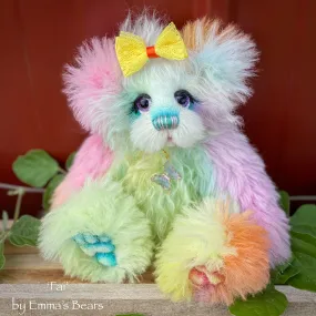 Fai - 9" Hand Dyed Mohair Artist Bear by Emma's Bears - OOAK
