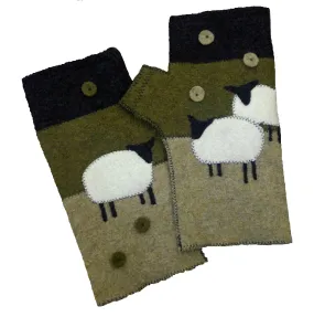 FG066 Sheep Fingerless Gloves