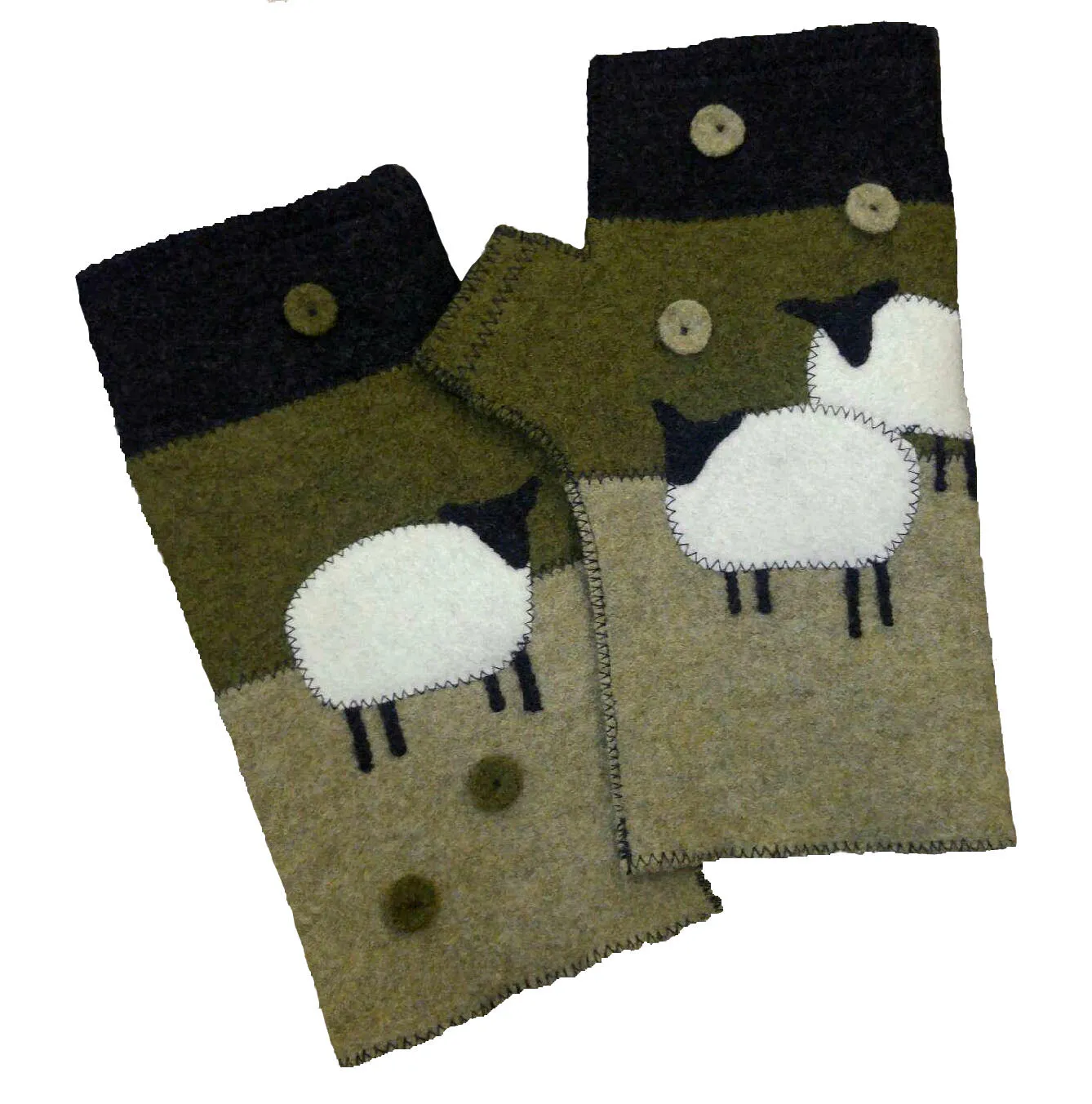 FG066 Sheep Fingerless Gloves